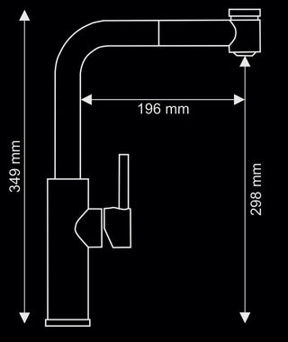 Milo Extendable Head Faucet, Brushed Nickel