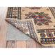 Tortilla Brown Hand Knotted Afghan Super Kazak Soft Wool Runner Rug 3'x13'6"