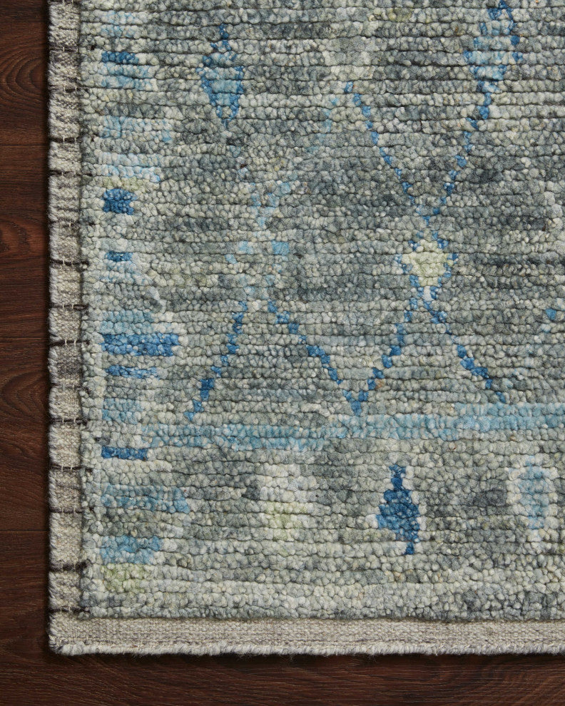 Loloi Anissa Blue / Sage 5'-6" x 8'-6" Area Rug