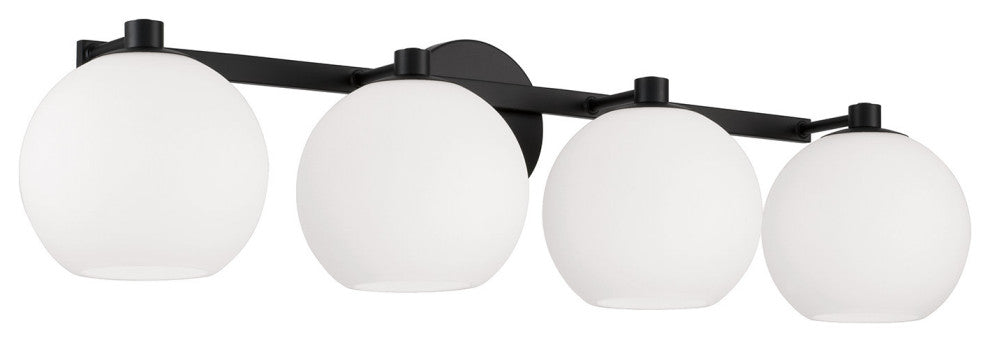 Capital Lighting 152141-548 Ansley 4 Light 31"W Vanity Light - Matte Black