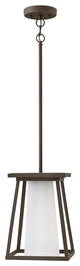 Hinkley Burke Outdoor Medium Hanging Lantern, Oil Rubbed Bronze