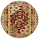 Ahgly Company Indoor Round Mid-Century Modern Area Rugs, 8' Round