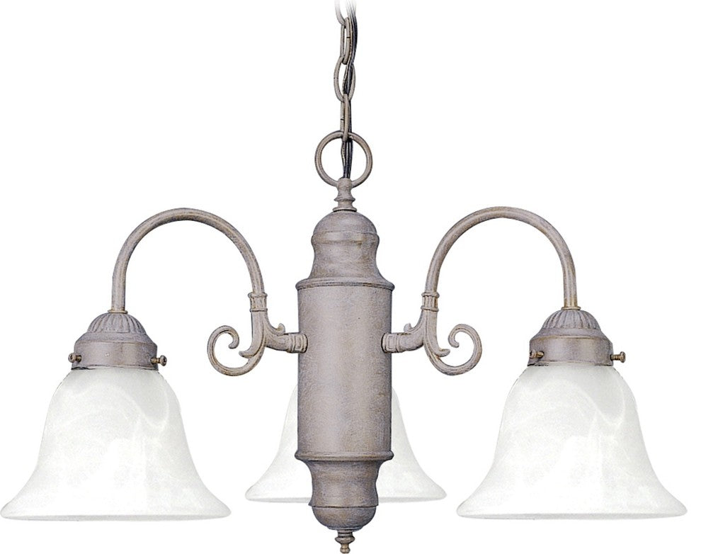 Marti 3-Light Prairie Rock Interior Chandelier