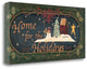 "Home For Holidays" By Jo Moulton, Giclee Print on Gallery Wrap Canvas