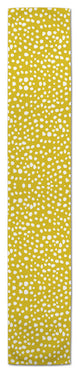 Yellow Painted Spots 16x72 Cotton Twill Runner
