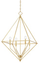 Hudson Valley Haines Four Light Pendant 3129-GL