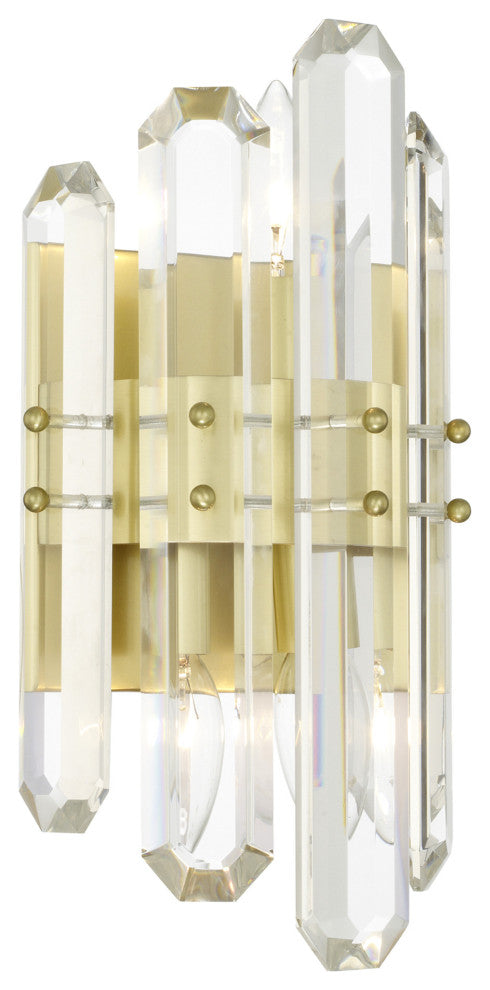 Crystorama Lighting Group BOL-8882 Bolton 3 Light 14" Tall Wall - Polished