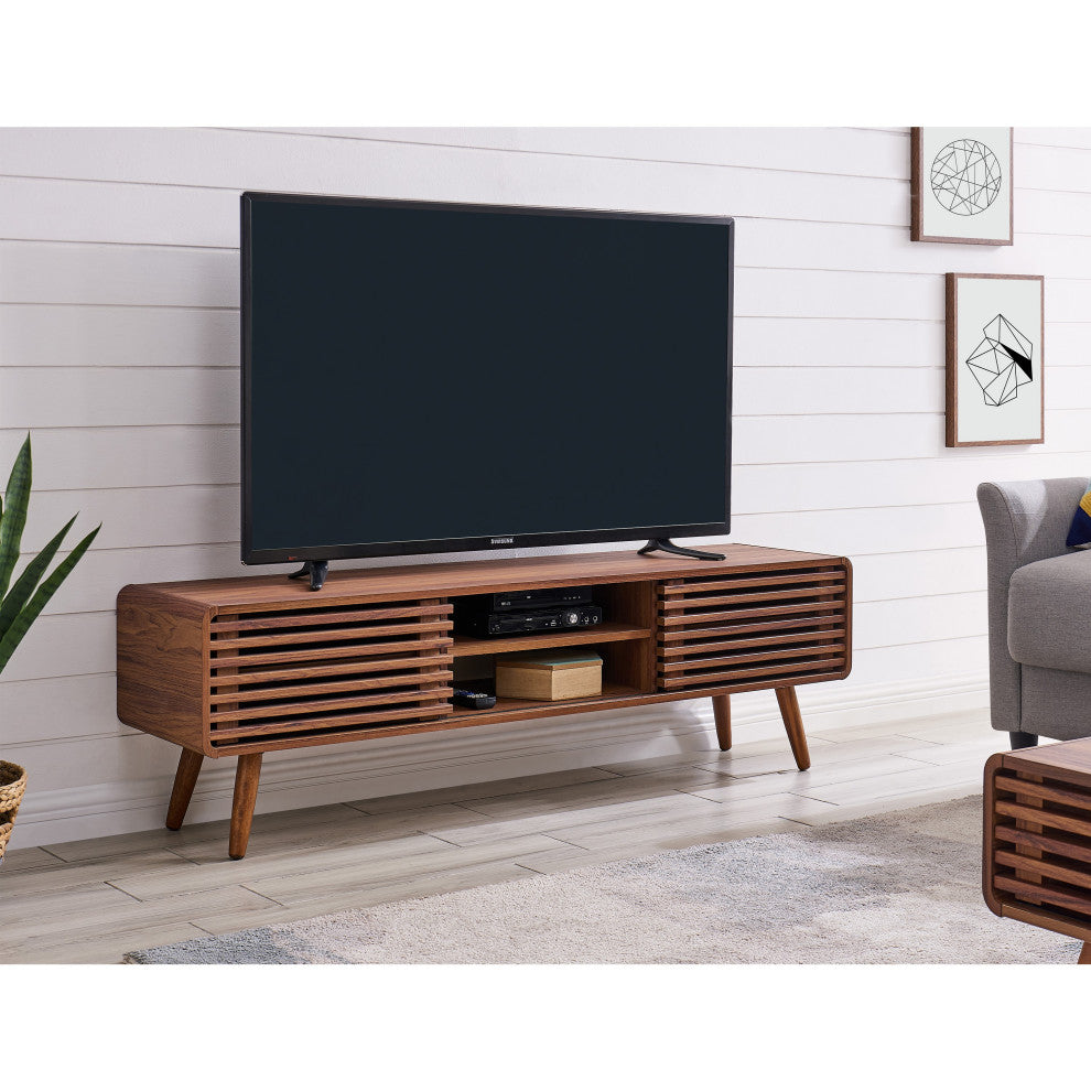 Wilson Slat Low TV Stand, 58"
