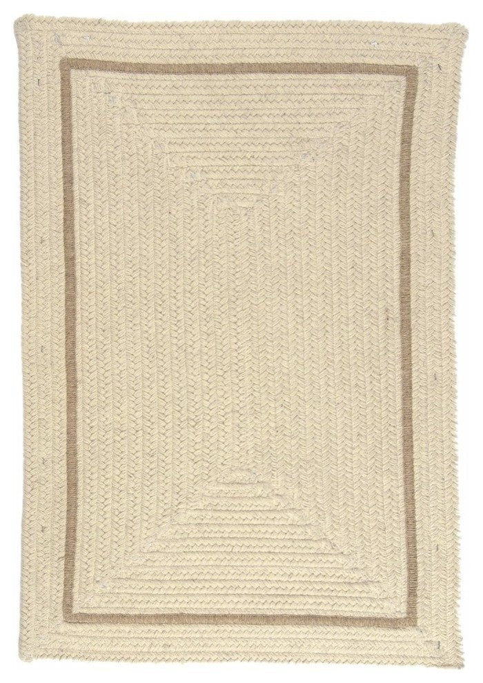 Colonial Mills Shear Natural EN30 Canvas Modern Area Rug, Rectangular 8'x11'