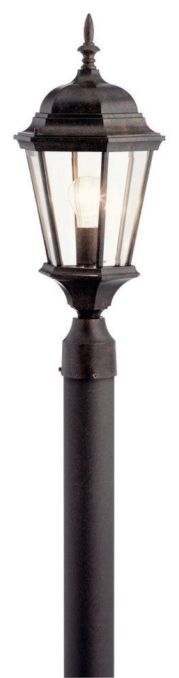 Kichler Madison 1 Light Outdoor Post Lantern, Tannery Bronze