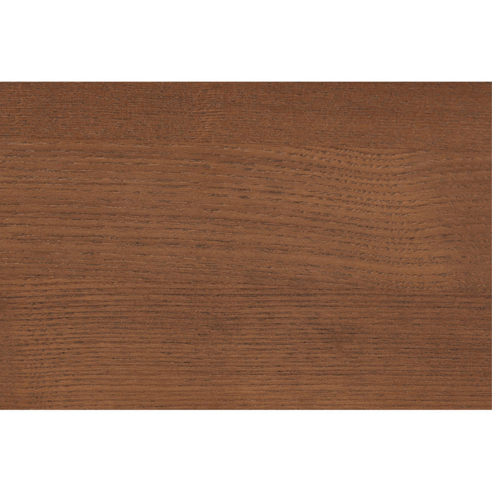 Sarita Ash Walnut Finished Wood King Size Bed Frame