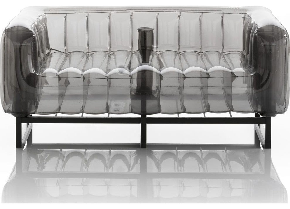 Mojow Yomi Inflatable Sofa, Black Smoke, Black