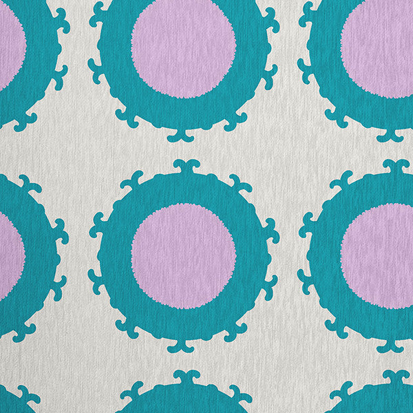 Pan Bubbles Spring Chenille Rug, Lilac, 5'x7'