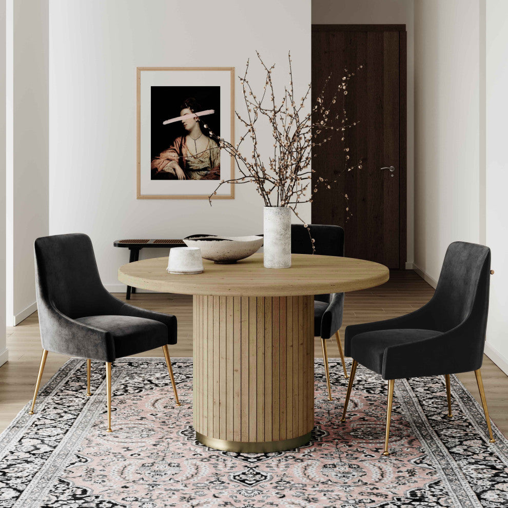 TOV Furniture Chelsea Ash Wood Round Dining Table