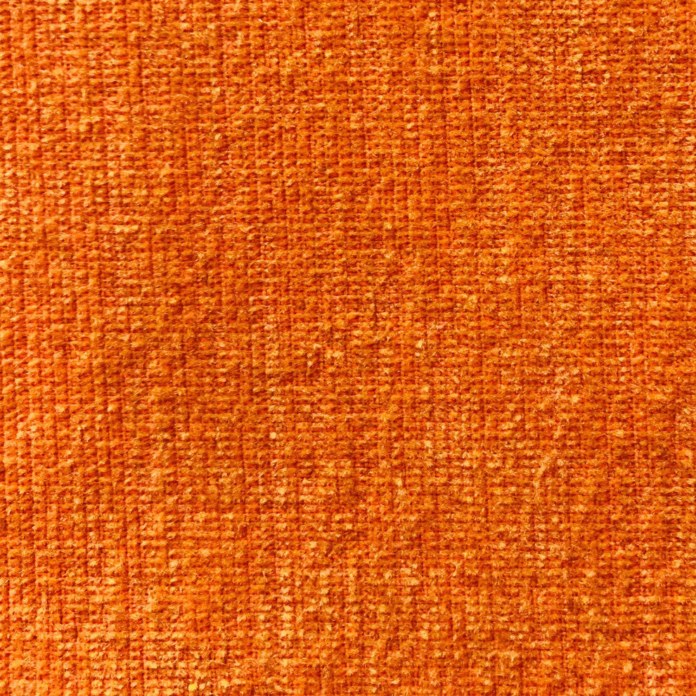 Plutus Bittersweet Ember Orange Solid Outdoor/Indoor Pillow, 16"x16"