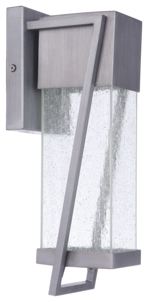 Bryce Outdoor Lantern  LED Light  Brushed Titanium