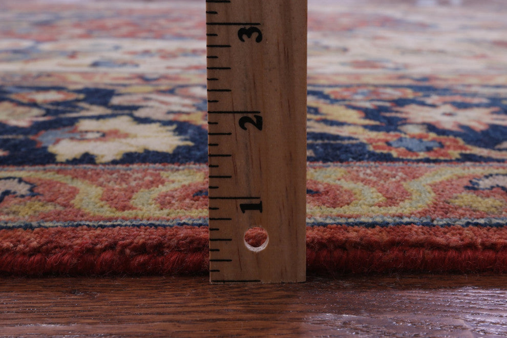 9' 9" X 13' 10" Persian Fine Serapi Hand-Knotted Wool Rug - Q14707