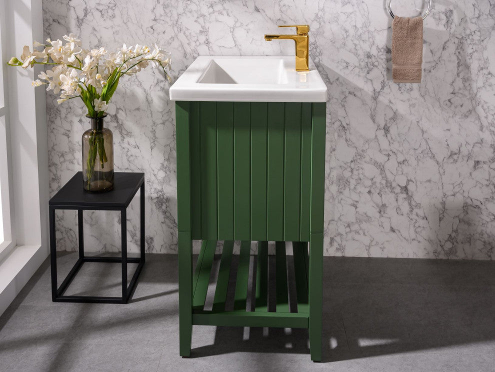 24" Kd Vogue Green Sink Vanity