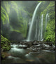 "Tiu Kelep" Framed Canvas Giclee by Adhi Prayoga, 27x31"