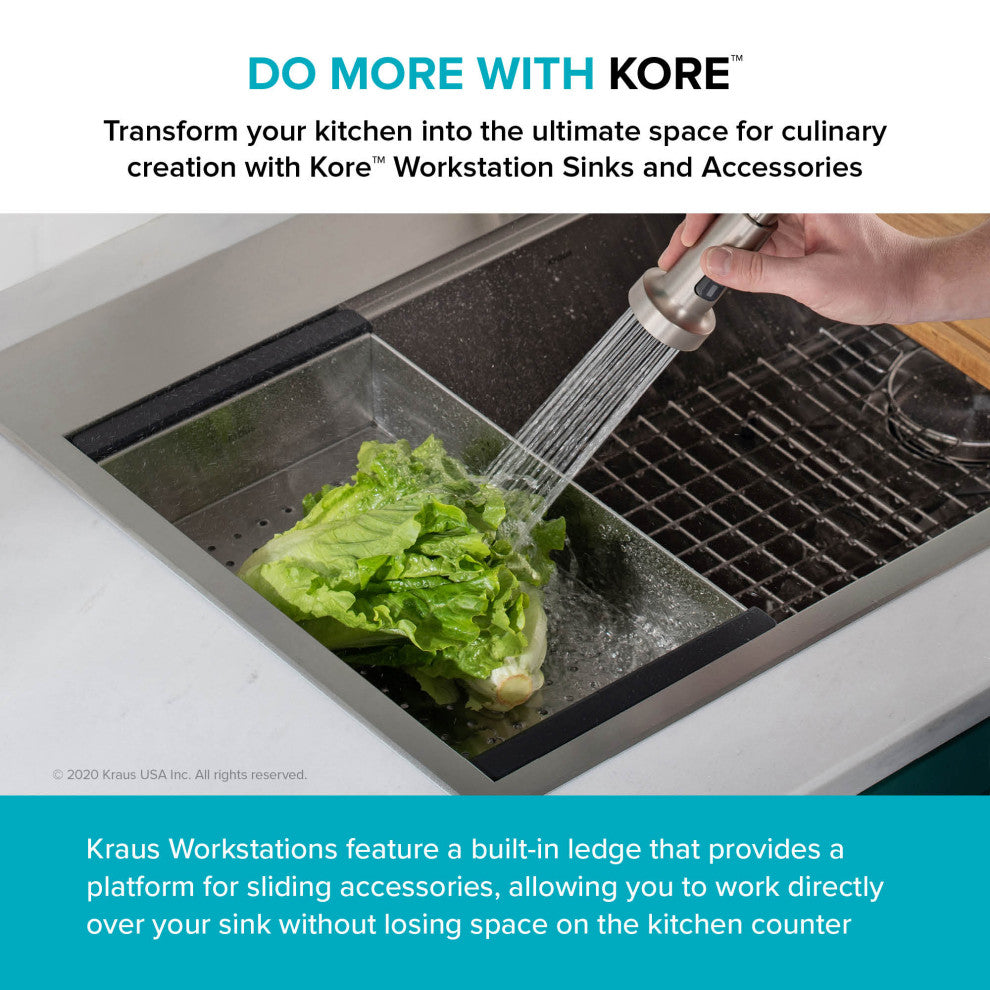 Stainless Steel Colander for Workstation Kitchen Sink