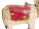 Consigned Antique Wood Indian Cow Statue 9