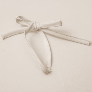 Ursula Outdoor Acacia Wood Chaise Lounge and Cushion Set, Set of 2, Cream