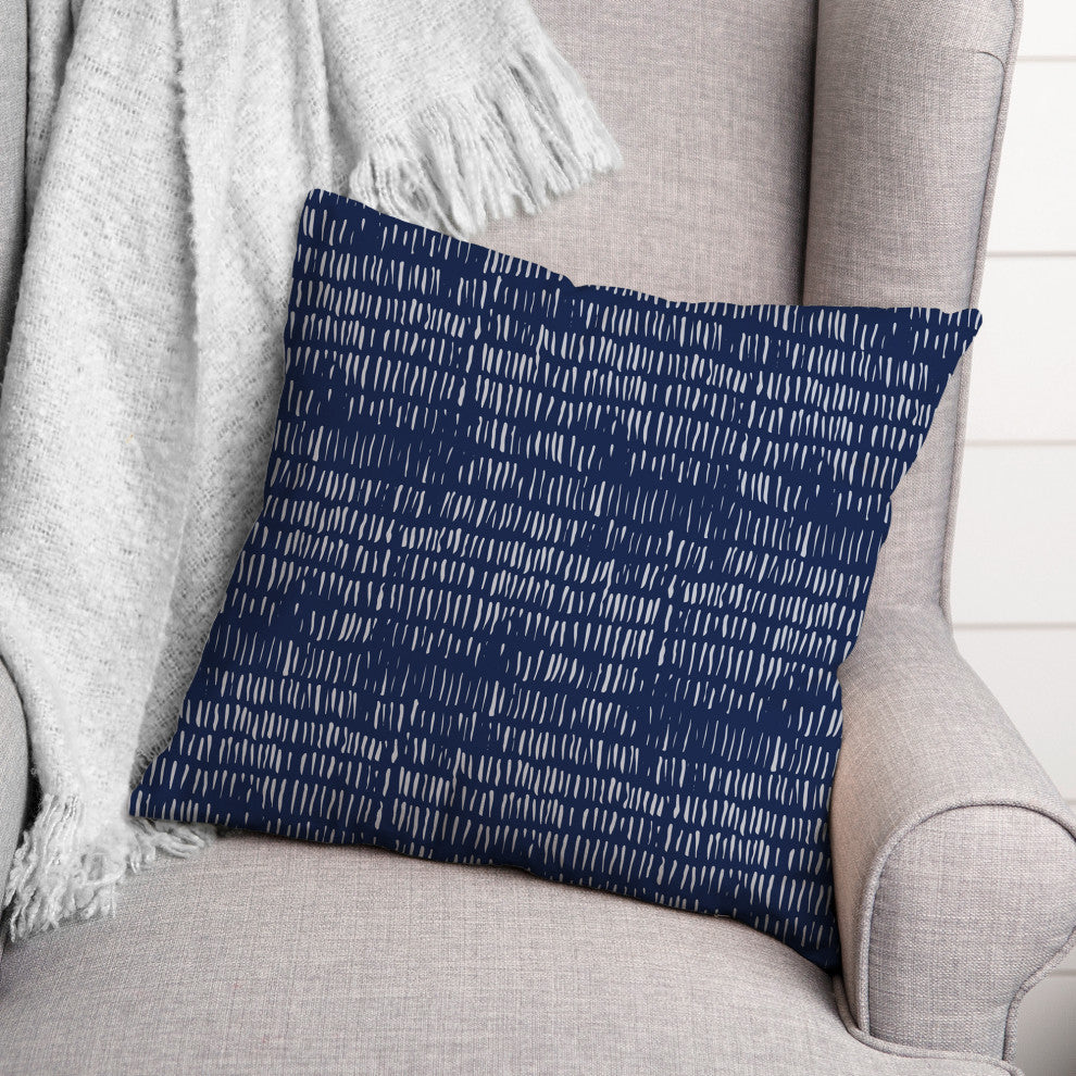 Indigo Thatch 16 x 16 Spun Poly Pillow