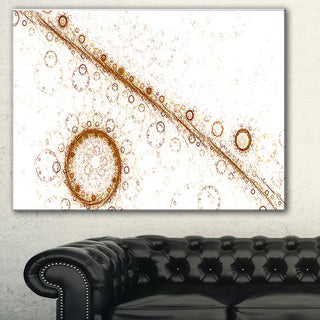 "Live Cell Protein under Microscope" Digital Art Canvas Print