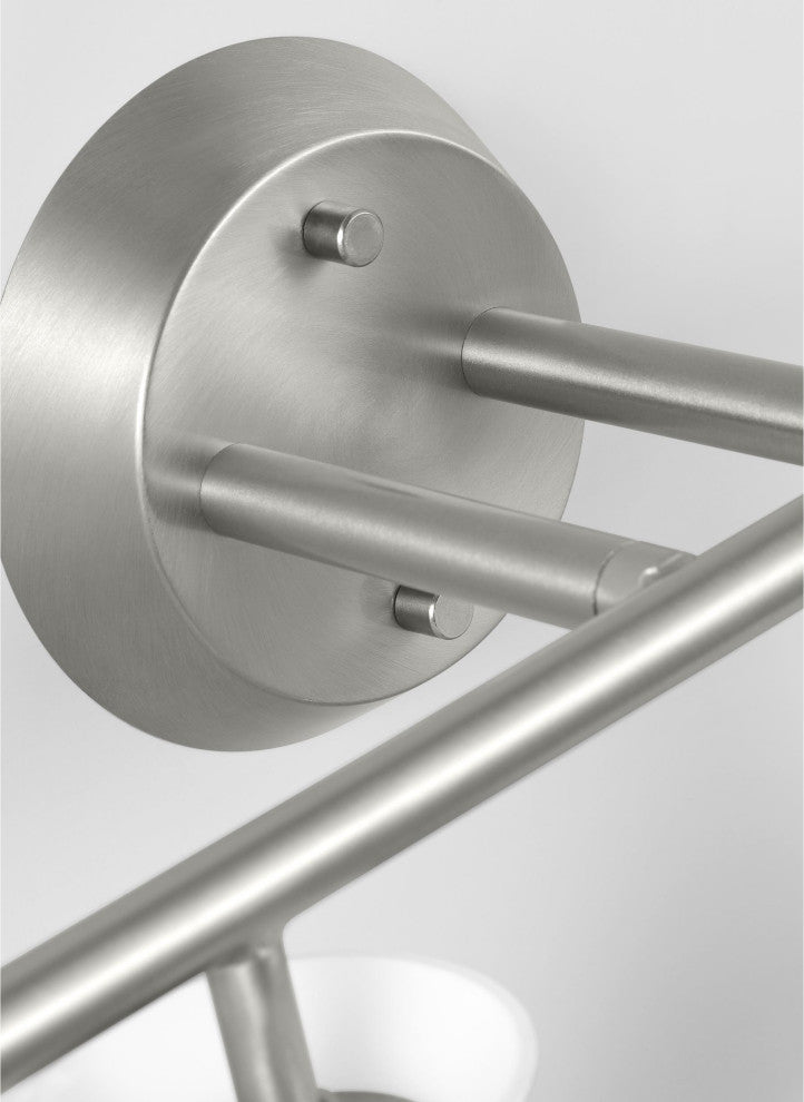Belcarra 4 Light Bath, Brushed Steel