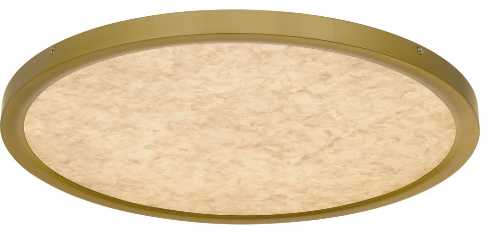 Quoizel OSTA1720 Outskirts 20"W LED Flush Mount Ceiling Fixture - Brushed Gold
