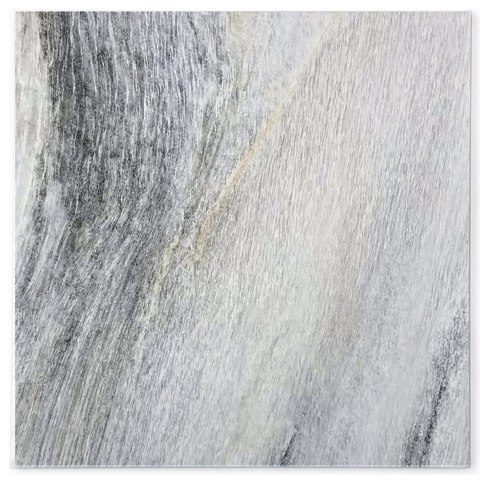 Nature 8 in x 8 in Glass Square Tile in Crema Cielo, Box of 36 Pieces