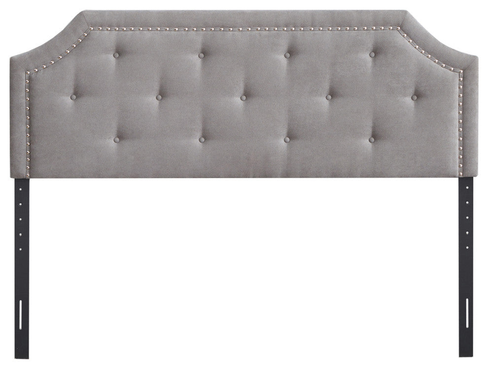 Franklin 77.95" W Gray King Headboard