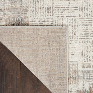Nourison Elation 2' x 3' Ivory Grey Modern Indoor Area Rug