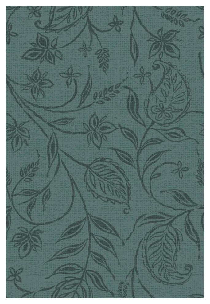 "Paisley Trail II Patterns" Digital Paper Print by Daphne Brissonnet, 26"x38"
