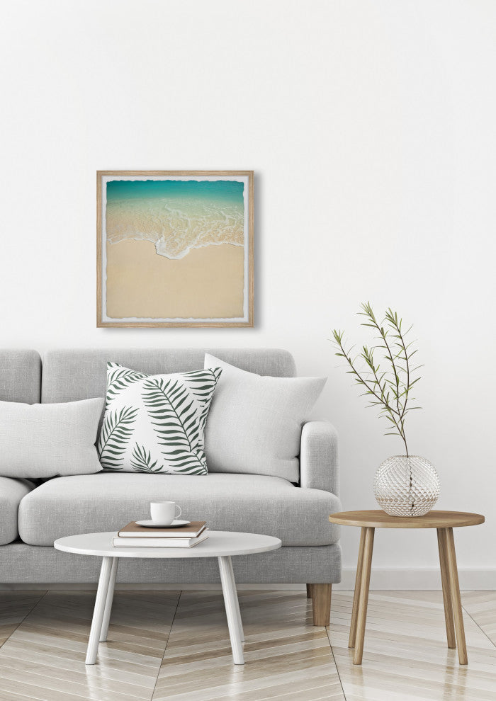 "Summer Never Ends" Framed Painting Print, 18x18