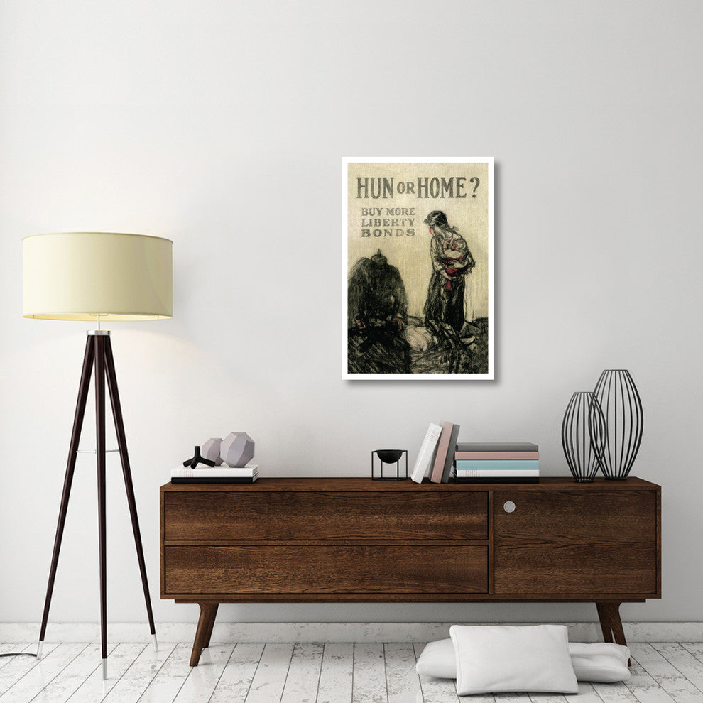 "WWI: Hun or Home?" Digital Paper Print, 26"x38"