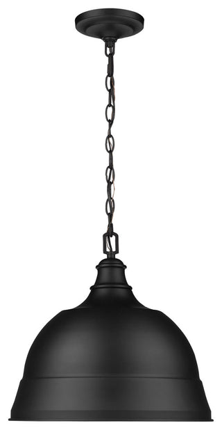 Golden Lighting 7313-L Rebel 2 Light 16"W Pendant - Matte Black