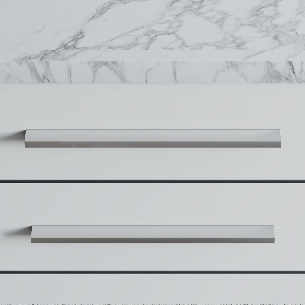Dowell Series 3064 Handles, 15.75", 13.75" CTC, 3-Pack, Chrome