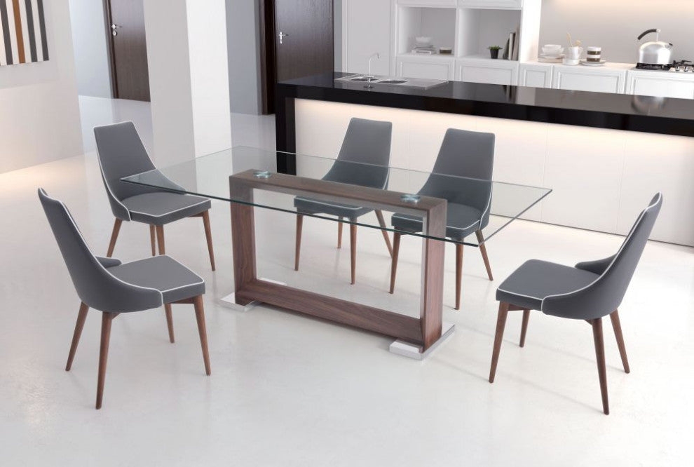 Moor Dining Chair, Set of 2 Dark Gray