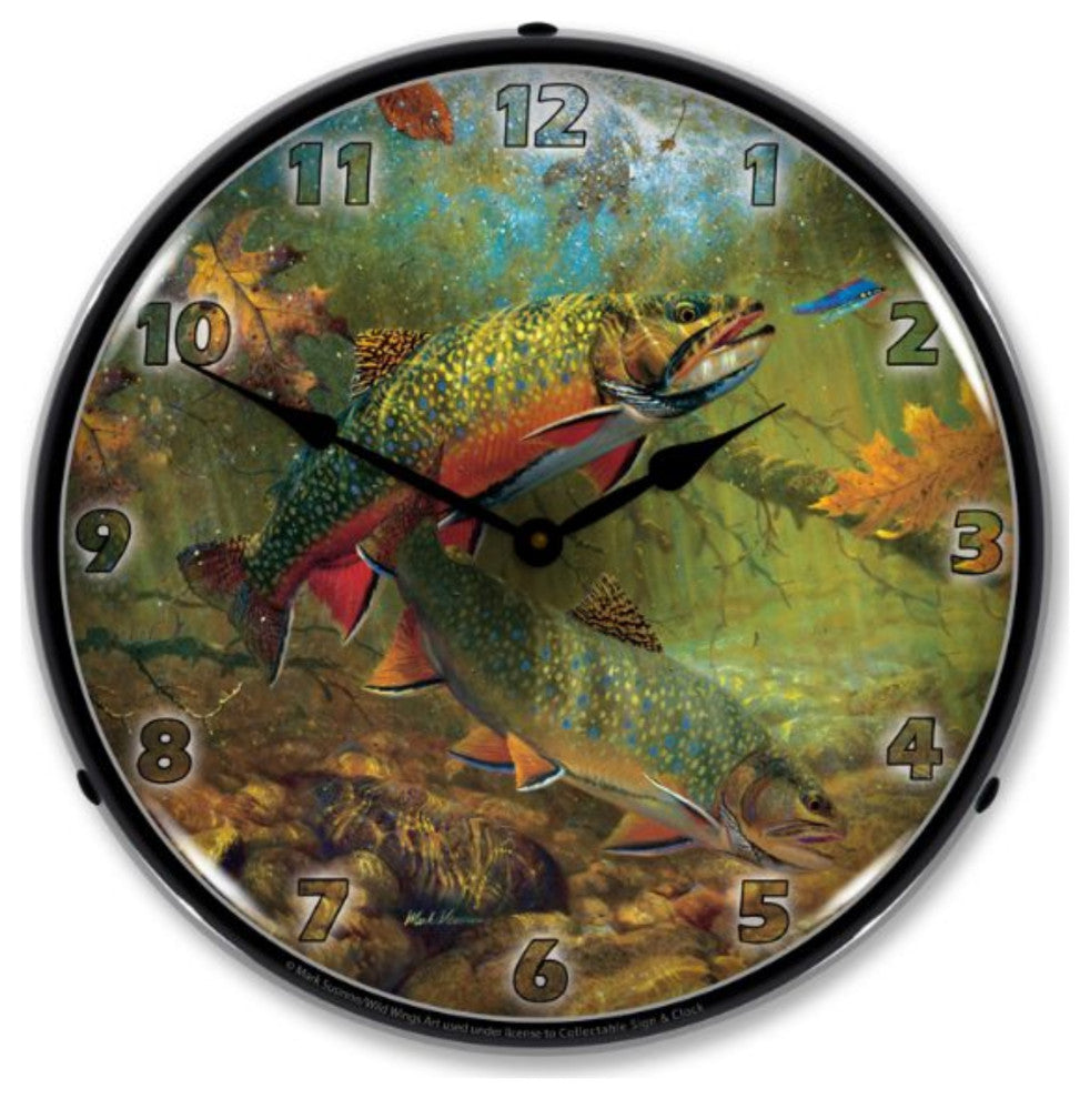 WWMS1208396 American Beauties Clock