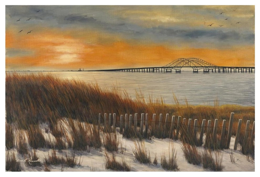 "Captree Bridge of Dreams" Digital Paper Print by Diane Romanello, 20"x14"