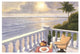"Breakfast on the Veranda" Digital Paper Print by Diane Romanello, 26"x18"