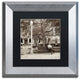 Alan Blaustein ''Faro I'' Art, Silver Frame, Black Mat, 11x11