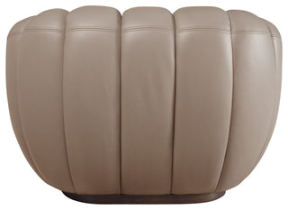 Divani Casa Ekwok Modern Tan Leather Chair