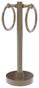 Vanity Top 2 Towel Ring with Dotted Accents, Antique Pewter