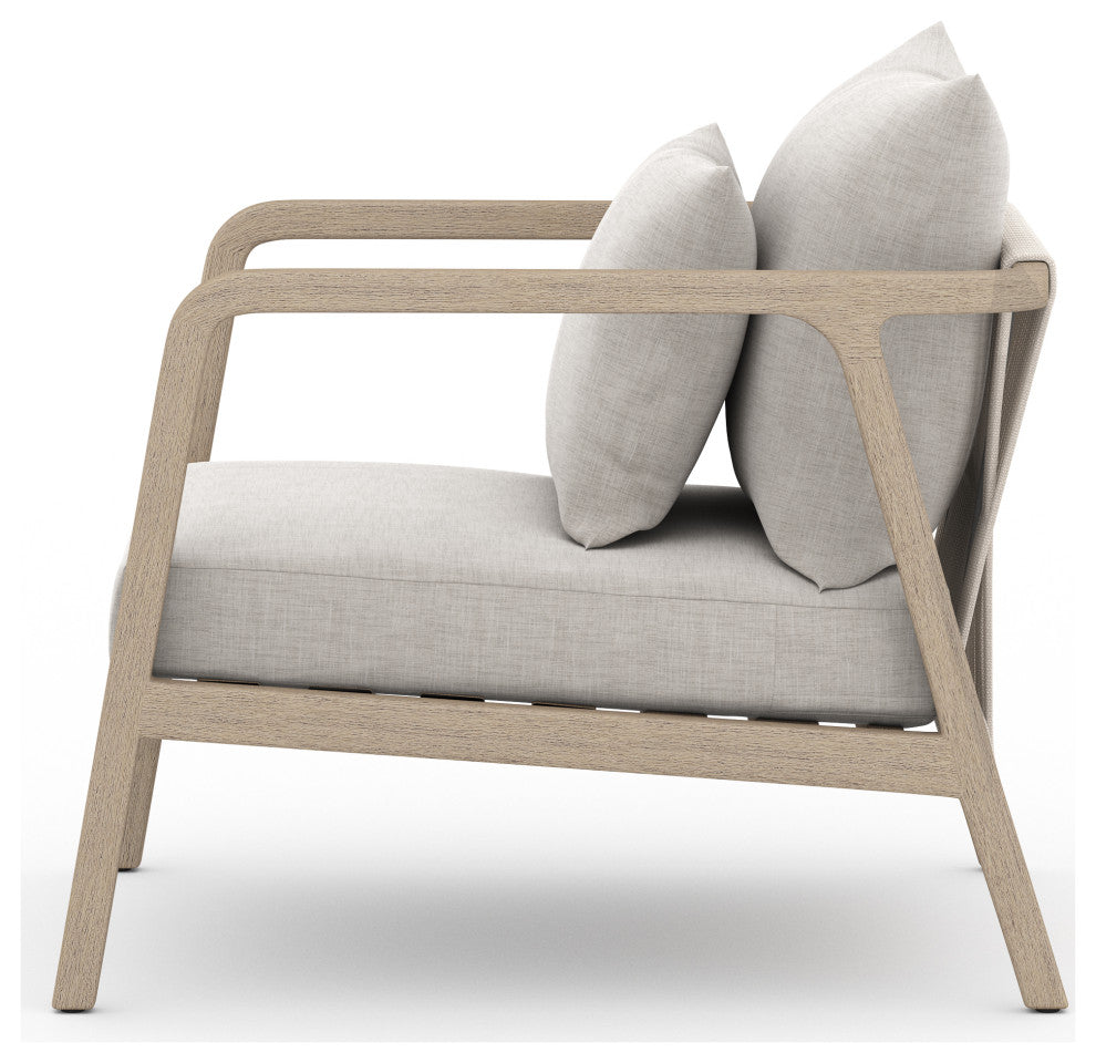 Numa Outdoor Chair-Brown/Stone Grey