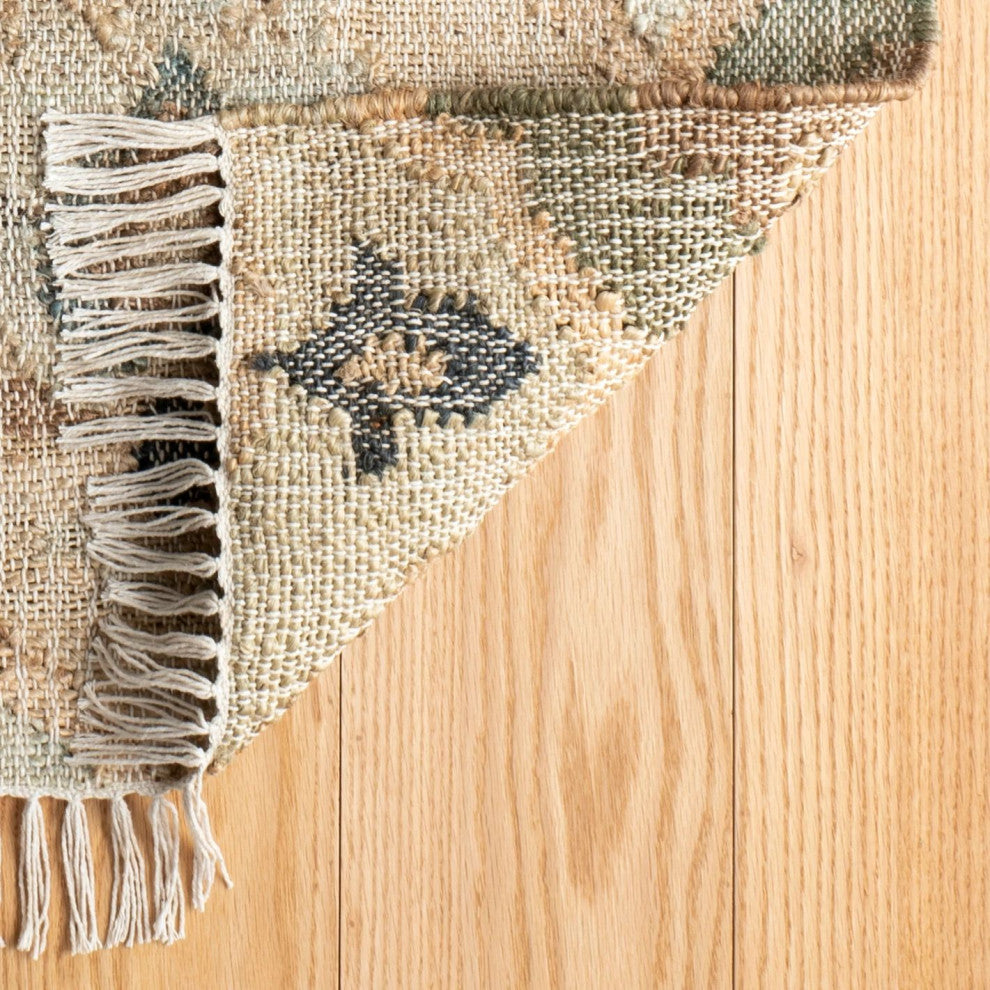 Dash & Albert Pali Blue Handwoven Jute Rug, Blue, 3' x 5'