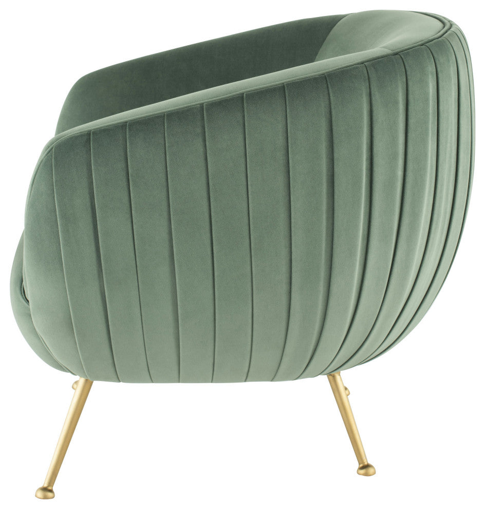 Sofia Moss Fabric Occasional Chair, HGDH110