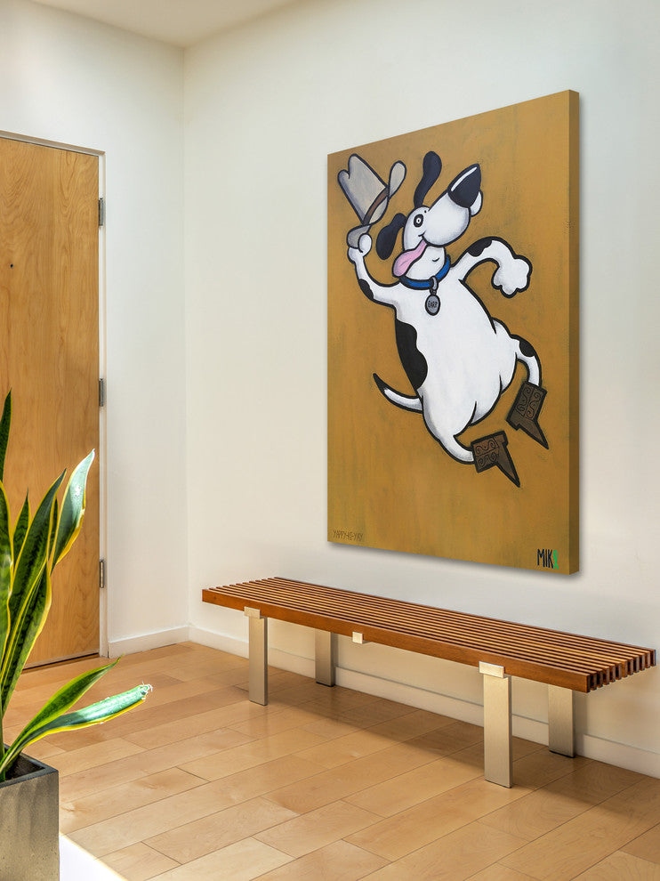 Marmont Hill, "Yappi Ki Yay" by Mike Taylor Painting on Wrapped Canvas, 40x60