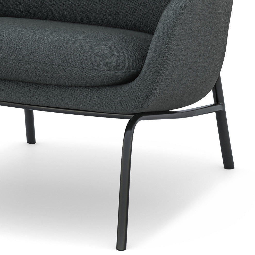 Elmont Accent Chair, Steel Grey